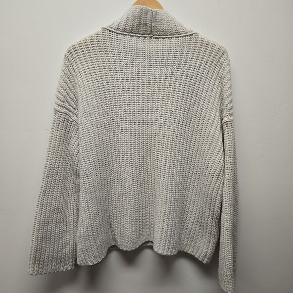 Vince. Lofty Rib Turtleneck sz XL Chunky Knit Wool Cashmere Sweater RSP $495 - Picture 6 of 10
